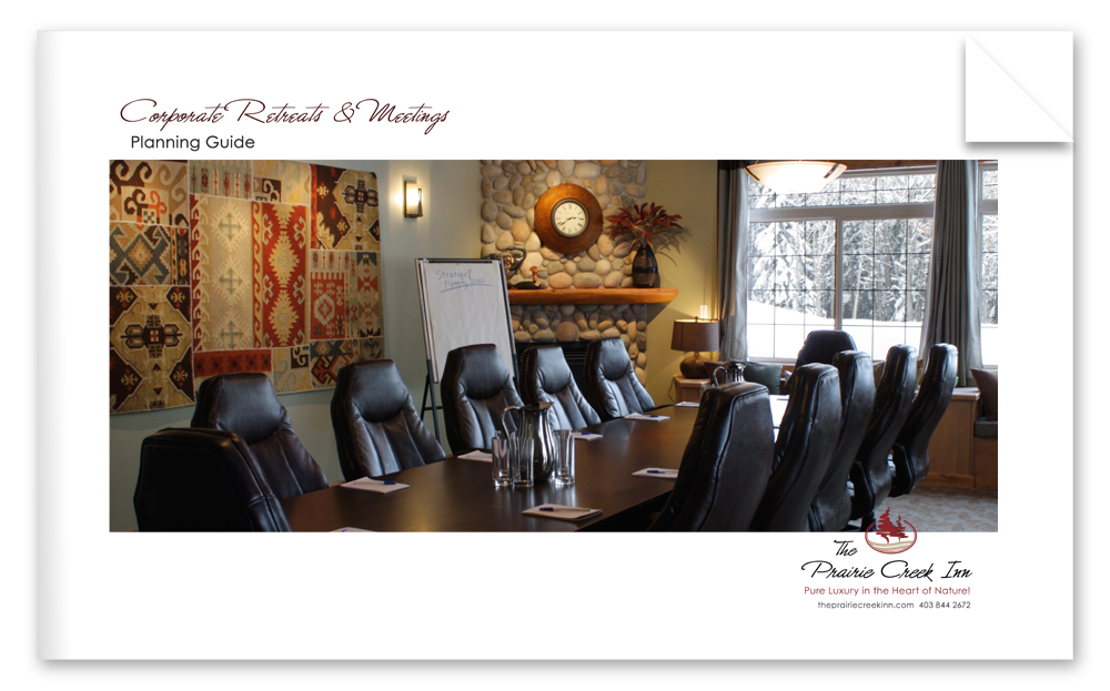 Download the Corporate Retreats and Meetings Planning Guide for The Prairie Creek Inn