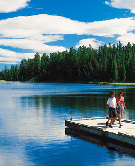 Crimsion Lake in Central Alberta 15 min drive from The Prairie Creek Inn