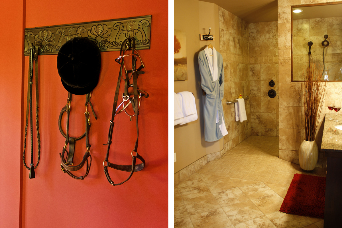 Stables Bathroom | The Prairie Creek Inn