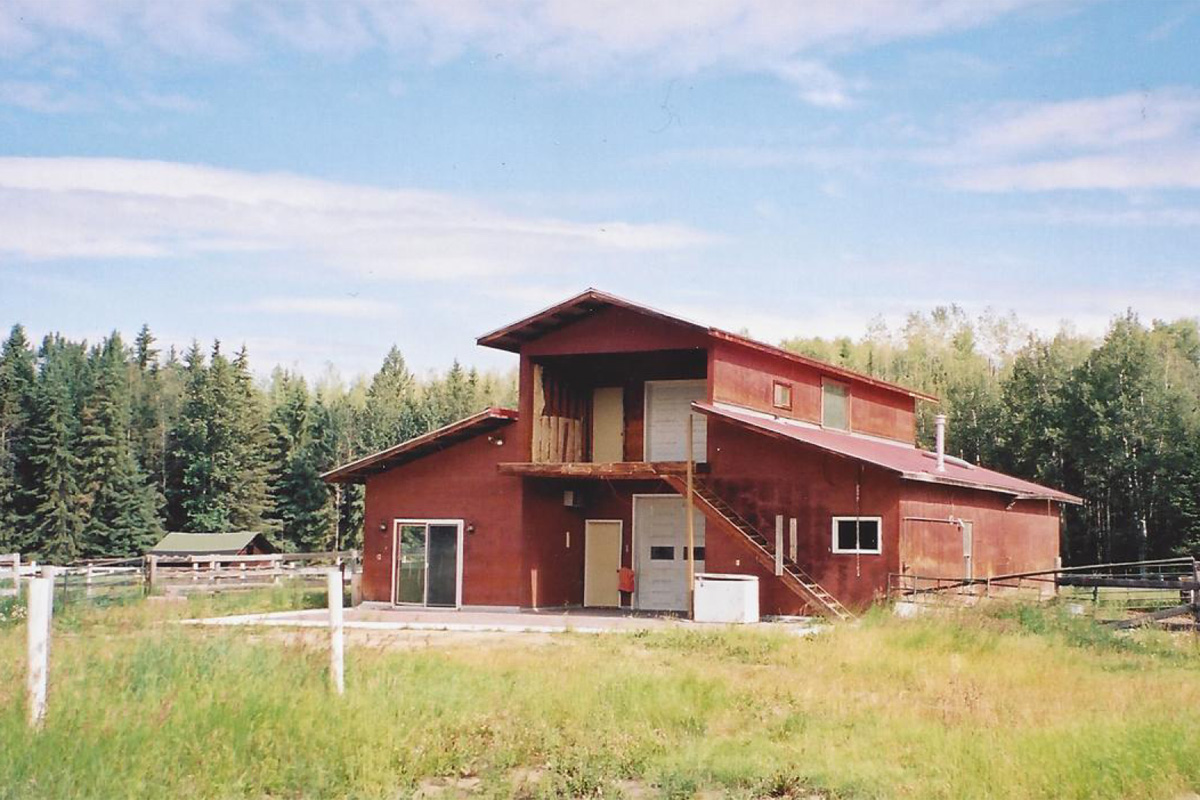 The original barn front | The Prairie Creek Inn