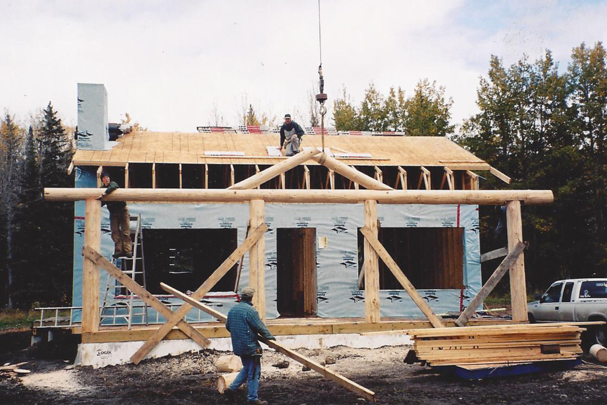 Creekside Cottage Under Construction | The Prairie Creek Inn